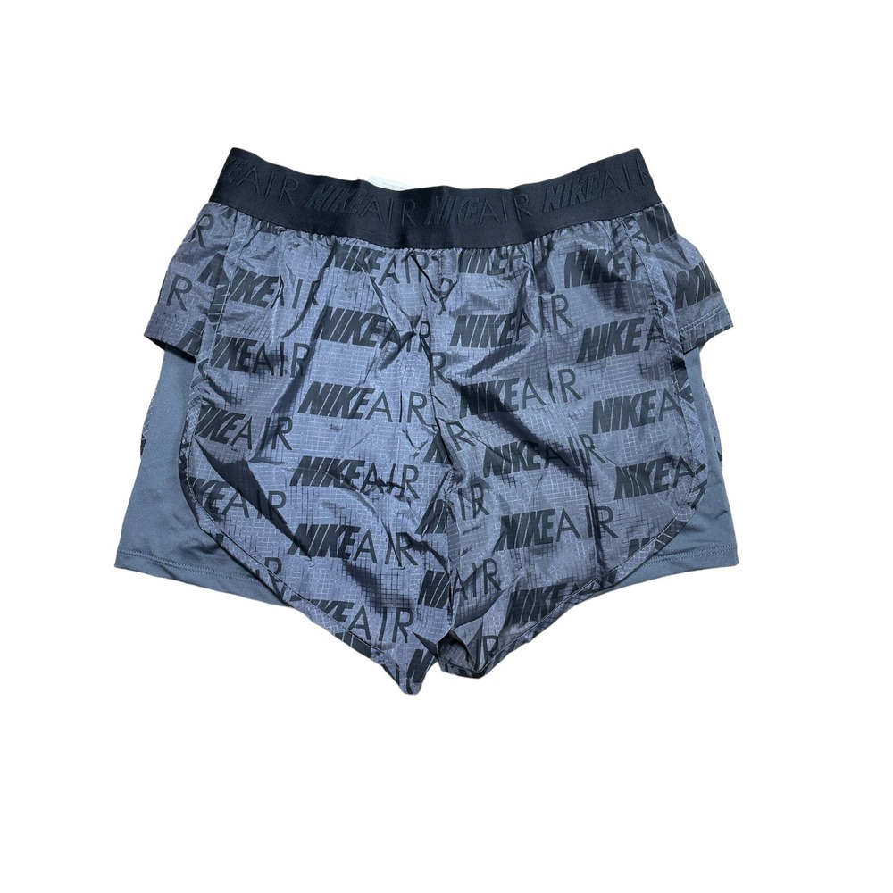 Nike Air Womens Running Shorts Standard‎ Fit AQ5634-021 Dark Grey Size XSmall - Picture 2 of 9